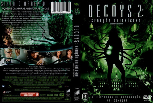 Decoys 1 E 2 Seducao Alienigena Dvd Original Lacrado
